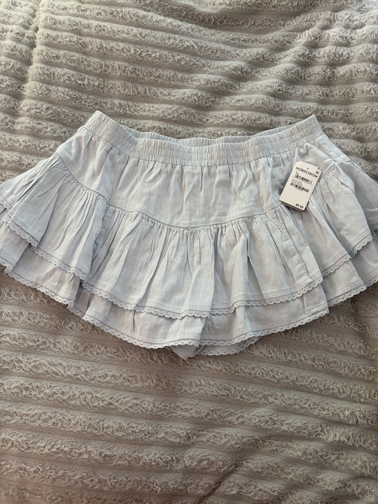 Nordstrom Dresses & Skirts - Nordstrom BP Light Blue Tiered Ruffle Mini Skort — Large